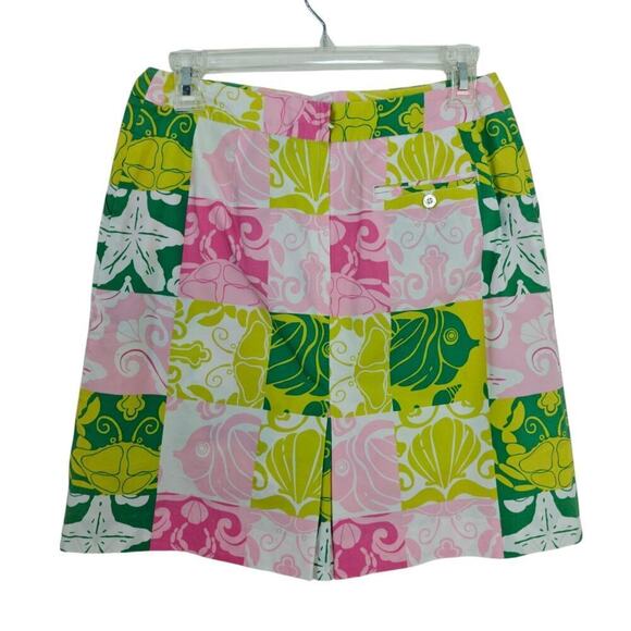 Vintage Lilly Pulitzer Skort Skirt Size 4 Beach Coastal Pocket Pickleball Tennis - Picture 6 of 11